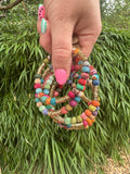 Fabric Bead Bracelet