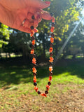 Artemis gemstone beaded necklace