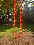 Demeter gemstone beaded necklace