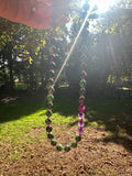 Nyx gemstone beaded necklace
