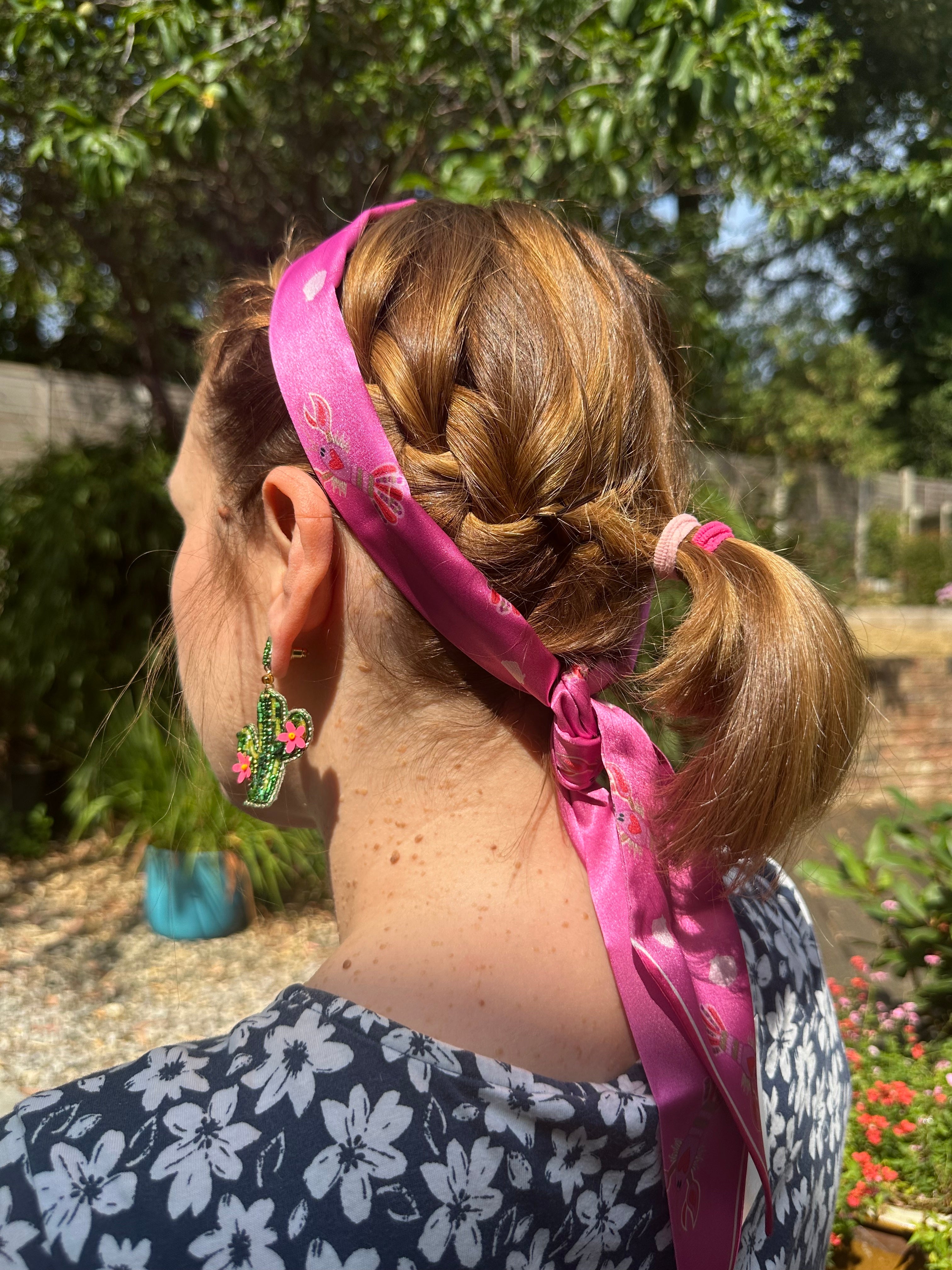 Pink Lobster Scarf