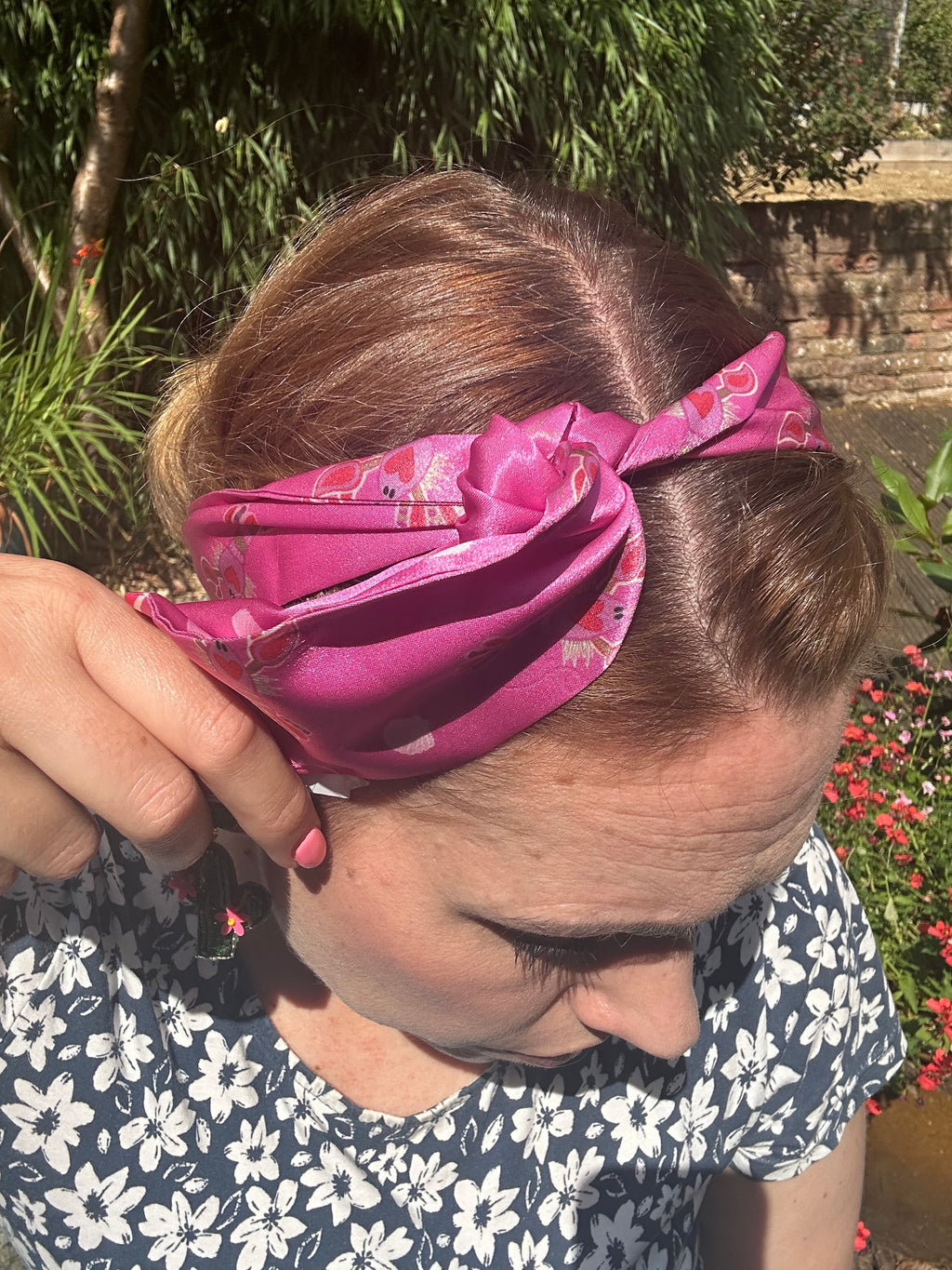 Pink Lobster Scarf