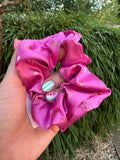 Pink lobster scrunchie